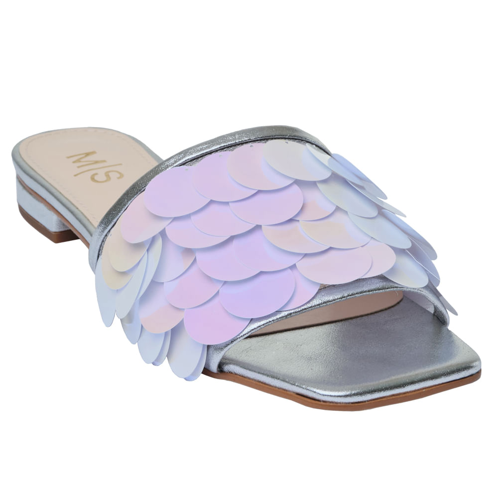 sandalia paete napa prata m|s-2